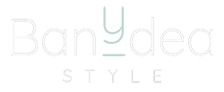 logo banydea style blanco